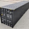 40 foot high cube container, black-grey