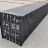 40 foot high cube container, black-grey