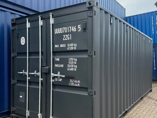 20 foot container, anthracite