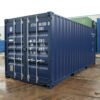 20 foot container, cobalt blue