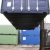 20 foot container, cobalt blue